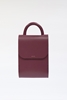 pitus long one tone burgundy front