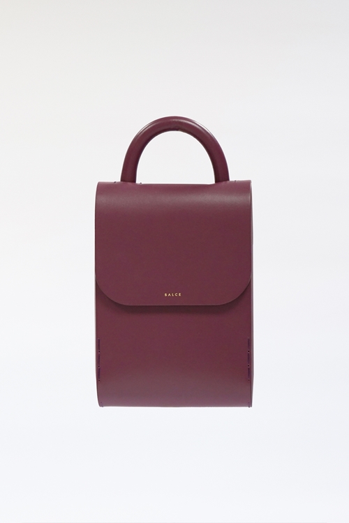 pitus long one tone burgundy front