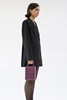 pitus long one tone burgundy with model