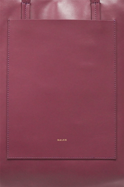 carola one tone burgundy pocket
