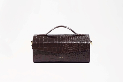 cartella baguette cocco burgundy front