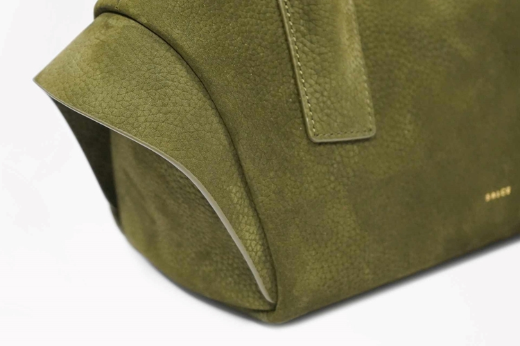 blazer medium suede green detail