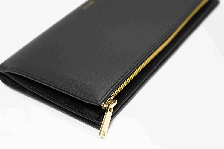wallet big one tone black pocket