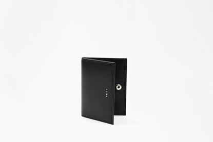 card holder one tone black lateral