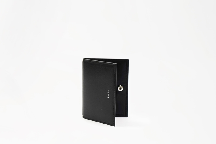 card holder one tone black lateral