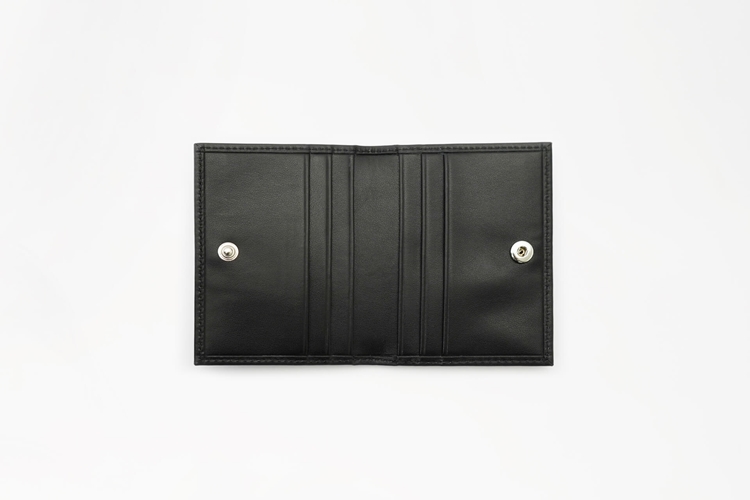 card holder one tone black open