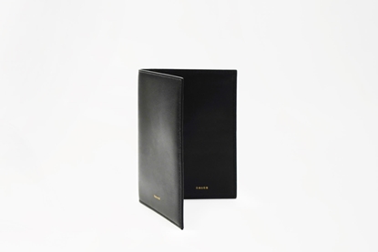 passport holder one tone black lateral