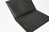passport holder one tone black detail