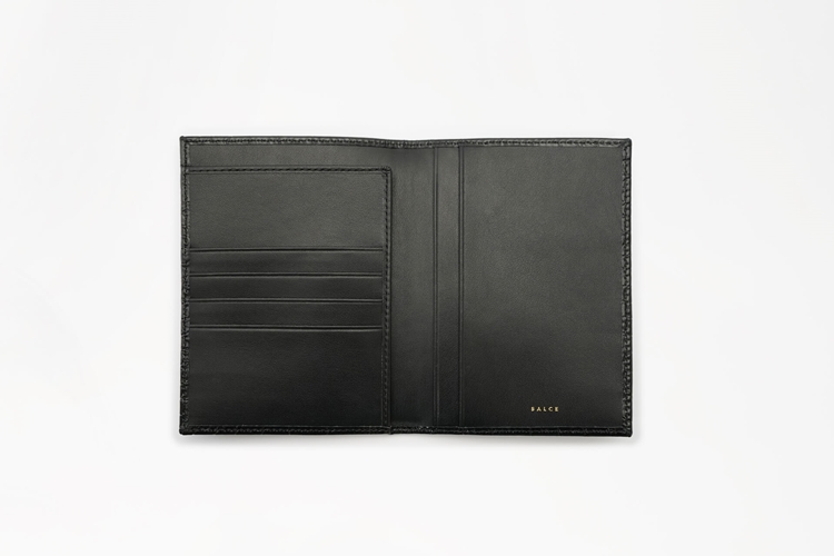 passport holder cocco black open