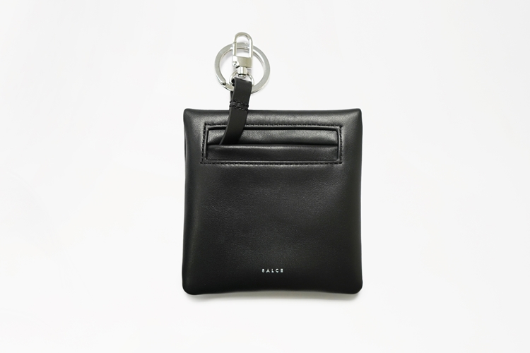 key case one tone black with ring front